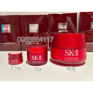 <Mini Chính Hãng> Kem dưỡng ẩm, trẻ hoá da - Skinpower advanced Cream SKII