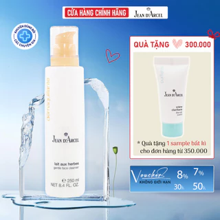 Sữa rửa mặt jean d arcel cho da khô và nhạy cảm Jean D'arcel_Gentle face cleanser 250ml