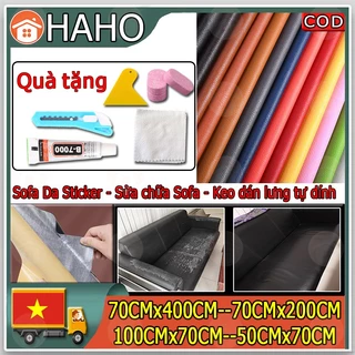 【Kho hàng địa phương】Mua một tặng một tự dính PU da nhân tạo,Sofa da vá lỗi,Sofa bền không thấm nước,Sửa chữa ghế xe