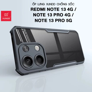 [Hỏa Tốc HCM] Ốp lưng XUNDD Redmi Note 13 4G / Note 13 Pro 4G / Note 13 Pro 5G - Chống shock, Mặt lưng trong, Viền TPU