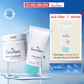 Kem giảm mụn nhanh Jean D'Arcel _ Jean DArcel Blemish Control 30ml và 100ml, loại bỏ dầu và bã nhờn, ngăn chặn mụn.