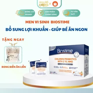 Men Vi Sinh Biostime Bổ Sung Lợi Khuẩn Hỗ Trợ Hệ Tiêu Hóa, Giúp Bé Ăn Ngon, Tăng Cường Sức Đề Kháng, Phát Triển Trí Tuệ