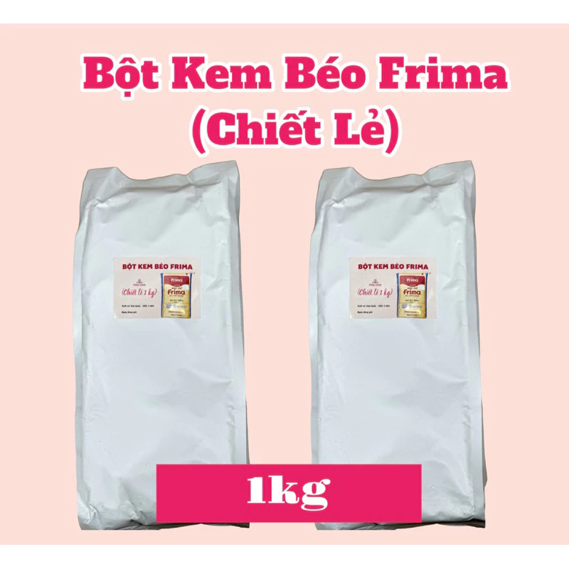 Chiết Lẻ 1Kg Bột Kem Béo Frima Hàn Quốc Từ Pink Pink Nguyên Liệu & Dụng cụ Pha Chế Đồ Uống