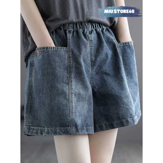 Quần SHORT JEAN nữ cao cấp thời trang phong cách Hàn Quốc, quần đùi nữ chất JEAN mềm M026