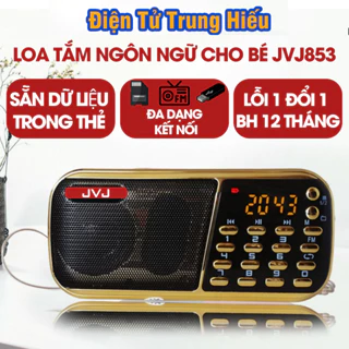 Loa tắm ngôn ngữ cho bé từ 0 đến 9 tuổi, Máy Nghe nhạc đài radio craven 853/836s, loa nghe thẻ nhớ JVJ853/836s