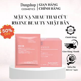 Mặt Nạ Nhau Thai Cừu Tế Bào Gốc Nhật Bản ( 1 hộp 50 miếng) , Mặt Nạ Trắng Da Phục Hồi Da Rwine