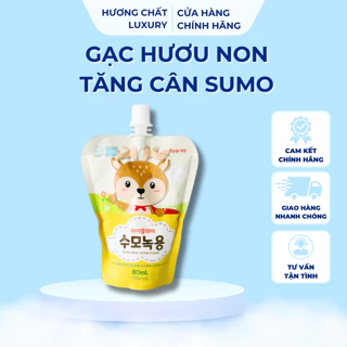 Gạc hươu non tăng cân Sumo Hàn Quốc giúp bé ăn ngon, tăng cường hệ miễn dịch và hệ tiêu hóa cho trẻ - thùng 40 gói