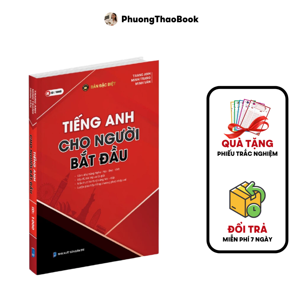 Sách - Tiếng Anh Cho Người Mới Bắt Đầu (Cô Trang Anh)