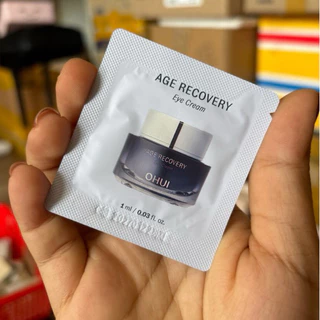 Gói  Kem Dưỡng Da Vùng Mắt OHUI Age Recovery Eye Cream 1ml_giảm nhăn sâu, trẻ hóa da vùng mắt_𝐄𝐁𝐈𝐒𝐔 𝐂𝐎𝐒𝐌𝐄𝐓𝐈𝐂𝐒