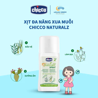 Xịt đa năng xua muỗi Chicco NaturalZ chiết xuất tinh dầu tự nhiên 100ml