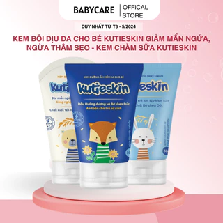 Kem Bôi Da Cho Bé 💚𝐅𝐄𝐄𝐒𝐇𝐈𝐏💚 Kem Dưỡng Ẩm Kutieskin, Kem Chàm Sữa, Lác Sữa, Làm Dịu Mẩn Ngứa Chống Hăm 30g