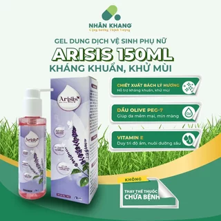 Dung dịch vệ sinh phụ nữ Arisis kháng khuẩn khử mùi cân bằng độ pH 150ml