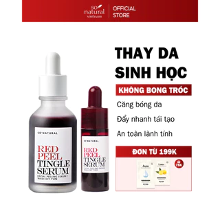 Peel da red peel tingle lành tính không bong tróc giảm thâm làm trắng da So Natural 11ml 35ml