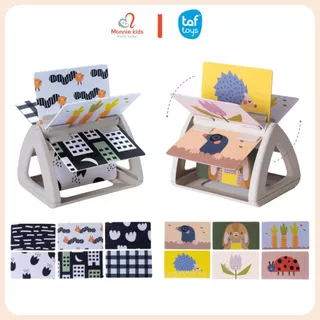 Sách vải xoay Taf Toys Tummy Time Spinning Book cho bé 0M+ phát triển đa giác quan - Monnie Kids