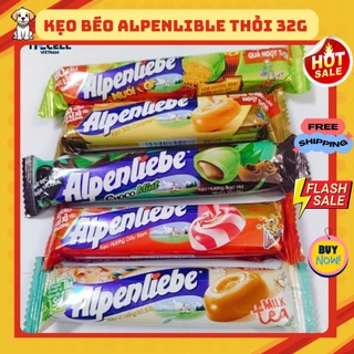 Kẹo Alpenliebe, kẹo béo cứng (thỏi 32g) ngẫu nhiên 1 thỏi