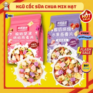 NGŨ CỐC SỮA CHUA/ NGŨ CỐC GIẢM CÂN,Ngũ cốc sữa chua mix hạt, hoa quả YOGURT FRUIT OATMEAL