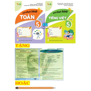 Sách - Combo Vở thực hành toán + tiếng việt 5 - tập 1 ( kết nối )