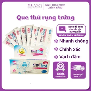 Que thử rụng trứng Kichi AGO LH Test Nhật Bản test nhanh, chuẩn, chính xác 99%