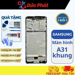 Màn Hình SAMSUNG A31 / A315F OLED / QX Khung New (Tặng kèm bộ sửa và keo)