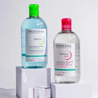 Nước Tẩy Trang Bioderma 500ml Chính Hãng Số 1 Của Pháp - Tẩy Trang Cho Da Dầu Mụn Và Da Nhạy Cảm Da Thường