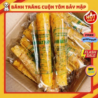 Bánh tráng nướng cuộn mắm ruốc Chà Bông, Tép, Hành phi Hiệu Anh Bảy Mập