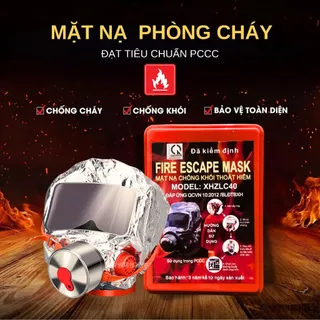 Mặt Nạ TZL30 & XHZL40 Phòng Cháy, Khói Độc Tiêu Chuẩn Quốc Gia, Bảo Vệ Mắt-Đầu SP dùng cho cả trẻ em