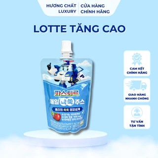 Nước Dinh Dưỡng Lotte Từ Hoa Quả Và Rau Củ Organic Giúp Bé Phát Triển Chiều Cao, Ăn Ngon Miệng