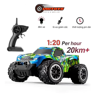 Xe Ô Tô Rc Điều Khiển Từ Xa Tốc Độ 20km/h RC Tỉ Lệ 1/20 Pin sạc 2.4ghz Có Chỉnh Tốc Cho Bé Vnitoys