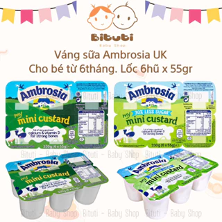 (Date 1/2025) Váng sữa AMBROSIA UK cho bé từ 6 tháng - Bituti Shop