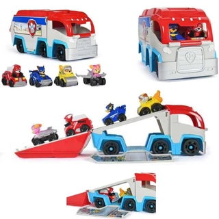 Đồ chơi Paw Patrol: Xe cứu hộ mini Paw Patroller kèm 4 chó cứu hộ Chase, Marshall, Skye, Rubble