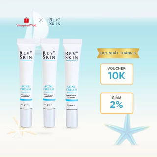 Kem chấm mụn RevSkin Acne Cream Giảm mụn viêm, mụn bọc, mụn mủ hiệu quả nhanh -10g