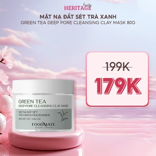 Mặt nạ đất sét Trà xanh Green Tea Deep Pore Cleansing Clay Mask 80g