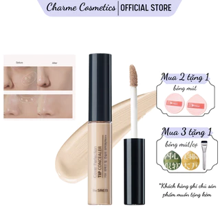 Kem Che Khuyết Điểm Có Chống Nắng Hàn Quốc The Saem Cover Perfection Tip Concealer SPF28 PA++ 6.5g