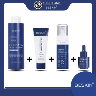 [=> COMBO 4 SẢN PHẨM GIÀNH CHO DA MỤN <=] - Gồm: Serum Chấm Mụn 5ml, Tẩy Trang 500ml, Toner Tạo Bọt, Sữa Rửa Mặt Keo Ong