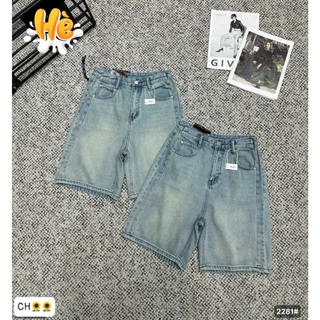 [Follow shop nhận mã 10k] Quần short sooc ngắn jean denim bò viền ren HiNa QCCC QCL1 QS0192 #2281