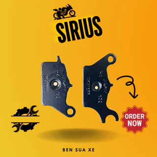 Má phanh ( Bố thắng ) đĩa Sirius hộp trắng