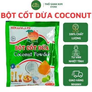 BỘT CỐT DỪA COCONUT, dùng nấu chè và pha chế các thức uống, hàng Việt Nam chất lượng cao