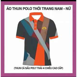 Áo Polo Thầy In 3D ,áo cổ cam,có bông sen,Thoáng mát,Thanh lịch