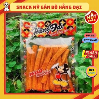 Snack mỳ gân bò Hằng Đại, Snack ngâm sốt mới tinh, dai ngon hấp dẫn