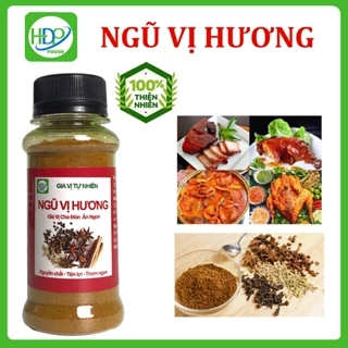 Bột Ngũ Vị Hương Hũ 30g HDP FOODS công thức hương vị đặc biệt, nên thơm hơn, ngon hơn.