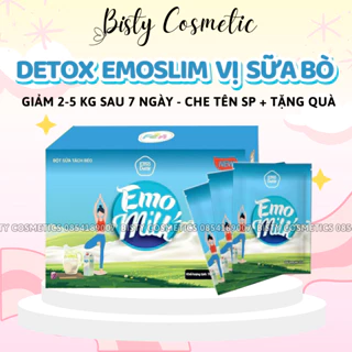 (Chính Hãng) Sữa Bò Tách Béo Giảm Cân Emoslim, Emo Milk Vị Sữa Thơm Ngon, Giảm Cân Cấp Tốc/CHE TÊN