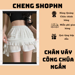 [HÀNG SẴN] Chân váy ngắn kiểu công chúa màu trắng, chân váy kiểu bánh bèo phong cách nhẹ nhàng CVT16