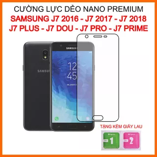 Cường lực Samsung J7 2016, J7 2017, J7 2018, J7 Plus, J7 Dou, J7 pro, J7 Prime, cường lực dẻo 9H+