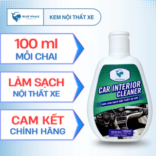 Kem làm sạch nội thất xe BlueWhale làm bóng, sáng các bề mặt nội thất trong xe, để lại mùi hương nhẹ