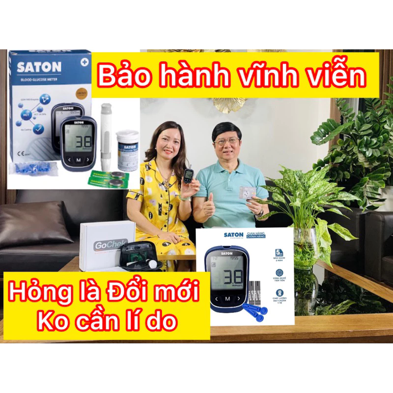 [Thương Hiệu Đức] MÁY ĐO ĐƯỜNG HUYẾT SATON Bảo hành Trọn Đời