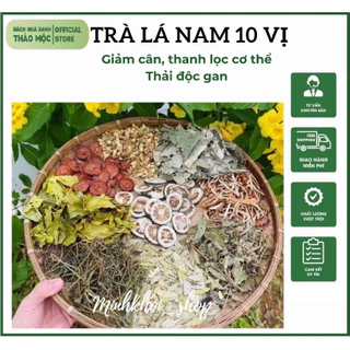 1kg Trà Lá Nam 10 vị giảm cân, giảm mỡ bụng hiệu quả (Bịch 10 gói, dùng 30 ngày) - Hỗ trợ giảm cân, giảm mỡ máu...