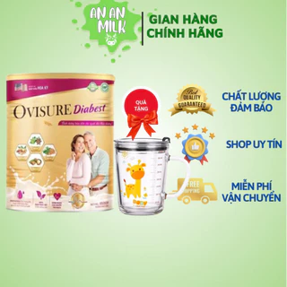 Sữa hạt tiểu đường Ovisure Diabest lon 650g - Hỗ trợ ổn định đường huyết tăng cường sức khỏe