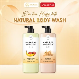 [Tặng Bánh Xà Phòng] Sữa Tắm Happy Bath Natural Body Wash 900g