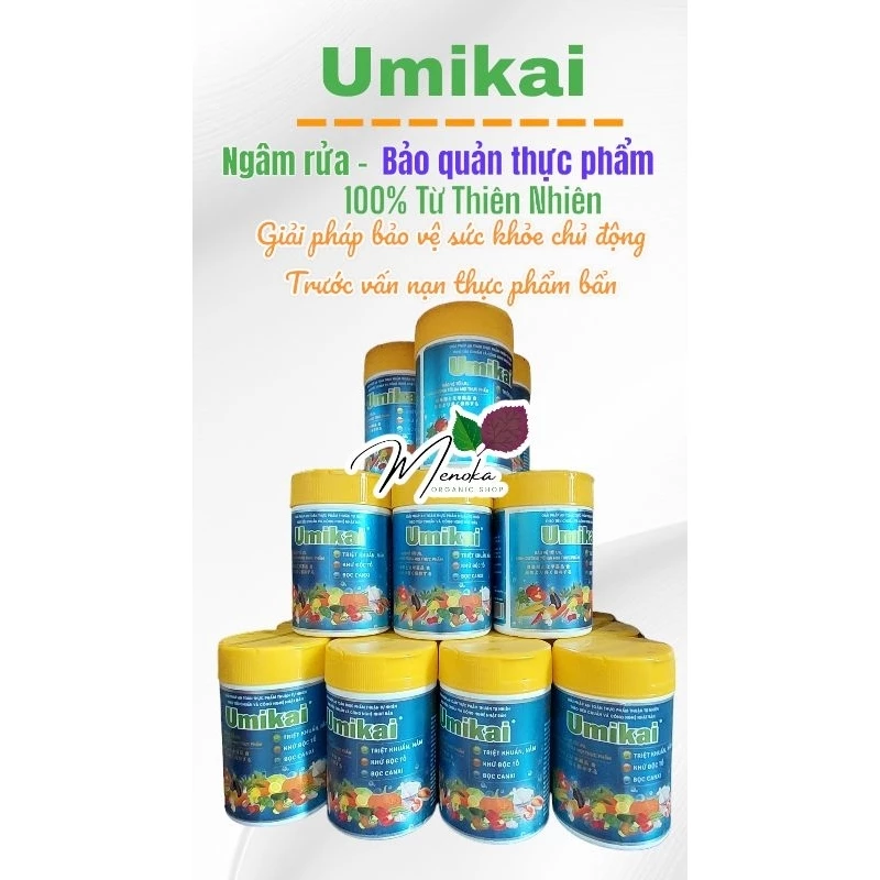 UMIKAI BỘT NGÂM RỬA THỰC PHẨM UMIKAI/ BỘT RỬA THỰC PHẨM RAU CỦ