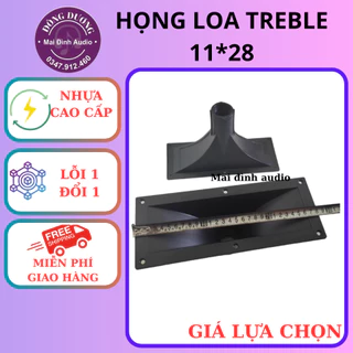 Họng loa treble kèn 11*28 có ren soáy, giá 1 đôi, nhựa nguyên sinh